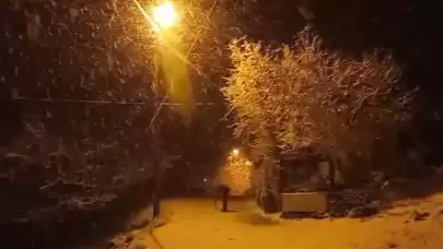 Denizli’nin yüksek kesimlerinde kar yağışı başladı