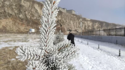 Göle eksi 32,1 derece ile rekor kırdı