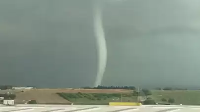 Datça'da hortum çıktı