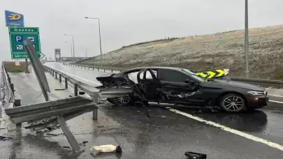 Kuzey Marmara Otoyolu'nda kaza: 1 kişi hayatını kaybetti, 1 kişi yaralandı!