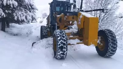 Elazığ'da kardan kapanan 113 köy yolu, ulaşıma açıldı