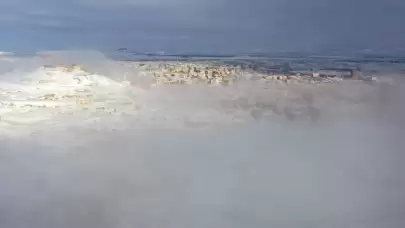 Nevşehir'de olağanüstü manzara