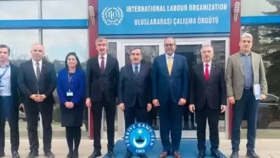 Önder Kahveci ILO Türkiye Direktörü Yassar Ahmed Hassan’ı ziyaret etti