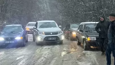 Kocaeli'de kış lastiği takmayan araçlara kar yağışı yasağı