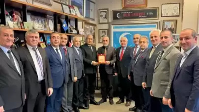 Ahıska Türklerinden Başdanışman Yalçın Topçu'ya ziyaret