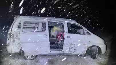 Konya’da kar ve buzlama kazaya neden oldu: 4 yaralı