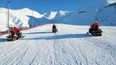 Palandöken’de çığ tehlikesine rağmen kayak yapanlara ceza!