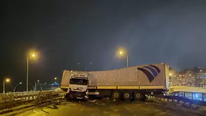 Trabzon'da zincirleme trafik kazası: 1 yaralı