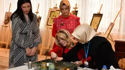 Kuzey Makedonya'nın başkenti Üsküp'te Türk el sanatları tanıtıldı