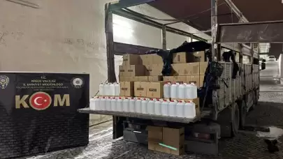Niğde'de 4 bin litre kaçak etil alkol yakalandı!