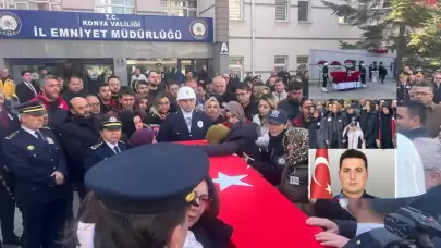 Konya'da trafik kazasında şehit olan Polis Memuru Onur Şirin, memleketi Isparta'ya uğurlandı