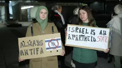 İsrail kadın buz hokeyi takımı, Bosna Hersek'te protesto edildi