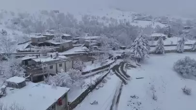 Adıyaman'da yoğun kar yağışı sebebiyle ulaşım olumsuz etkilendi