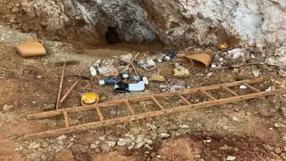 Aydın'da kaçak kazı operasyonunda 10 şüpheli suçüstü yakalandı