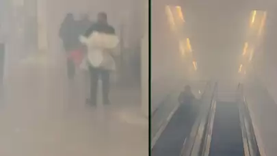 Üsküdar'da alışveriş merkezinde çıkan yangın söndürüldü