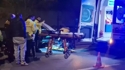 Bursa'da metrelerce sürüklenen motosiklet sürücüsü ağır yaralandı