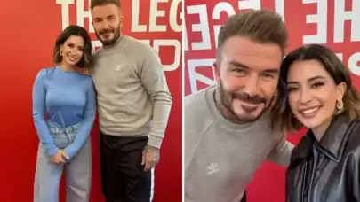 Buse Terim, David Beckham ile buluştu