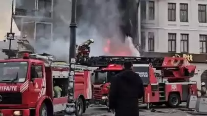 Eminönü'nde restoran yangını