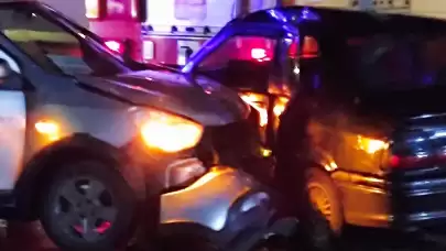 Ordu’da iki araç çarpıştı: 2 yaralı