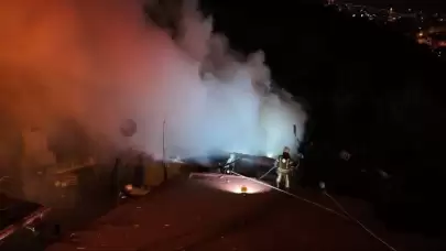Sarıyer'de yangın paniği