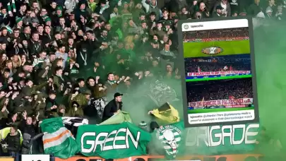 Celtic taraftar grubundan, Galatasaray paylaşımı