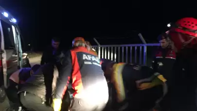 Osmaniye'de otomobil sulama kanalına devrildi: 1 yaralı