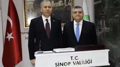 İçişleri Bakanı Ali Yerlikaya Sinop'ta
