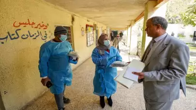 Irak'ta büyükbaş hayvanlarda görülen şap hastalığına karşı mücadele başladı