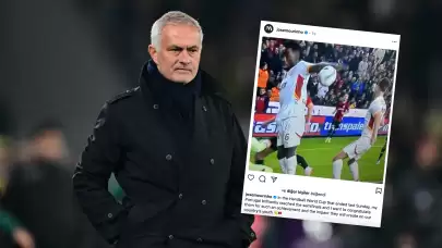 Jose Mourinho'dan göndermeli paylaşım
