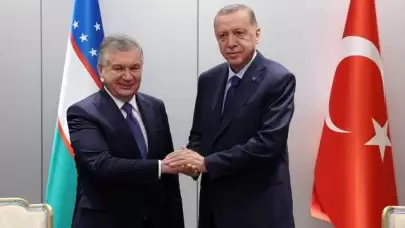 Özbekistan Cumhurbaşkanı Mirziyoyev, Cumhurbaşkanı Erdoğan'ın doğum gününü kutladı