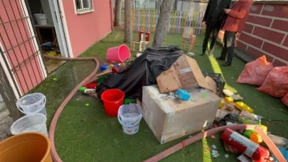 Anaokulunda yangın paniği: Hızlı müdahale felaketi önledi