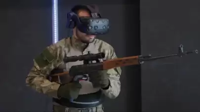 Askeri eğitimde gerçeği aratmayan teknoloji!