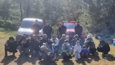 Fethiye'de 24 kaçak göçmen yakalandı
