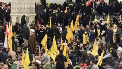 İran’da Hizbullah'ın eski lideri Nasrallah ve halefi Safiyuddin için anma töreni