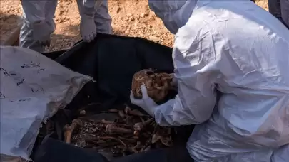 Suriye'nin başkenti Şam'da toplu mezar bulundu