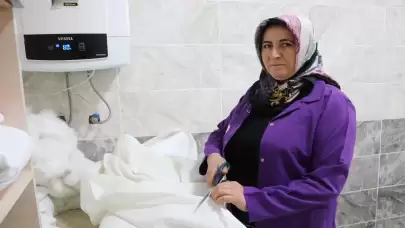 Kilisli kadın, gassallık mesleğine olan tutkusunu 9 yıldır sürdürüyor