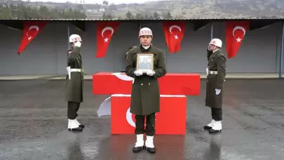 Şehit Binbaşı Yetişen için tören düzenlendi