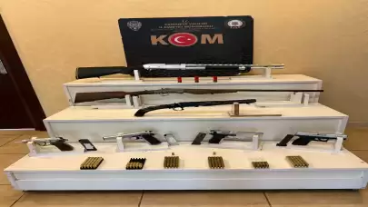 Osmaniye'de silah kaçakçılığı operasyonu: 8 gözaltı