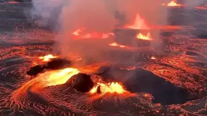 Hawaii'deki Kilauea Yanardağı aktifliğini sürdürüyor