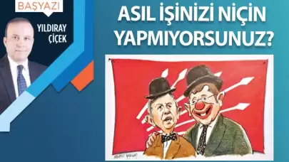 Asıl işinizi niçin yapmıyorsunuz?