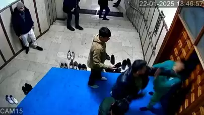 Camide tartıştığı temizlik personelini darbeden zanlı tutuklandı