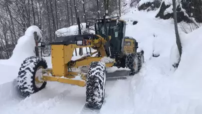 162 köy yolunun kapalı olduğu Rize'de eğitime 1 gün ara verildi