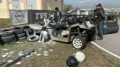 Aydın'ın Nazilli ilçesinde go-kart pistinde kaza: Rallici ambulans helikopterle İzmir'e sevk edildi