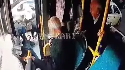 Baygınlık geçiren çocuk otobüsten yola düştü: O anlar kameralara yansıdı