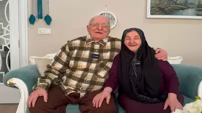 Tekirdağlı yaşlı çift, 64 yıldır süren mutlu evliliklerinin sırlarını paylaştı