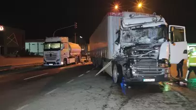 Bursa'da meydana gelen tır kazasında 1 kişi yaralandı