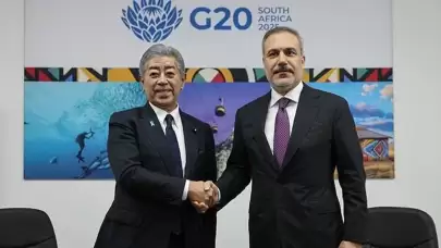 Dışişleri Bakanı Hakan Fidan, Japon mevkidaşı ile bir araya geldi
