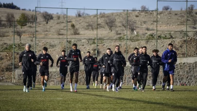Gaziantep FK, Süper Lig’deki Eyüpspor maçı için son antrenmanını tamamlandı