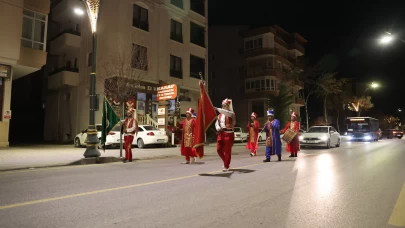 Nevşehir'de vatandaşları sahura mehter takımı kaldırdı