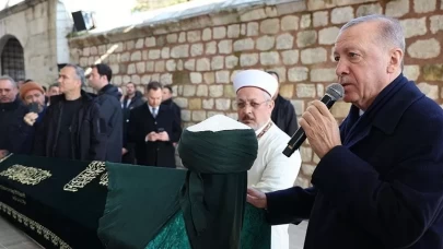 Cumhurbaşkanı Erdoğan, Kasım Yağcıoğlu'nun cenazesine katıldı